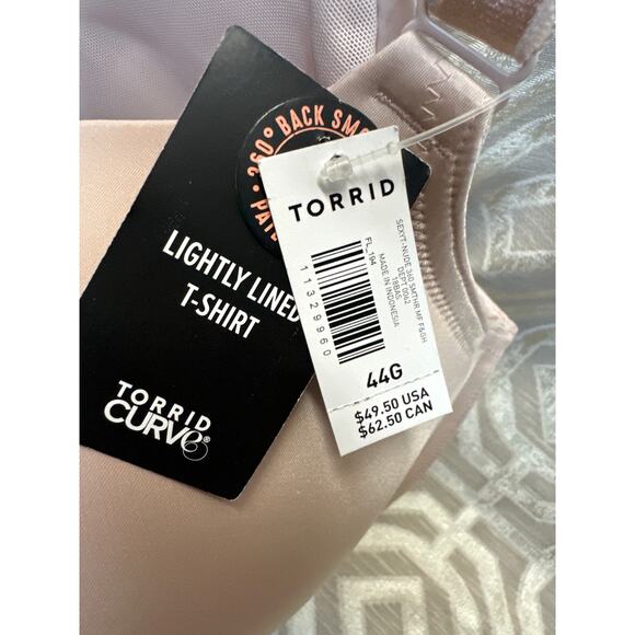 Torrid Curve 360 Sexy T-Shirt Bra 44G Lightly Lined Full Coverage Nude NWT - Picture 6 of 6